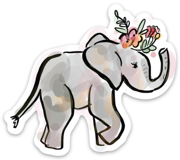 thepalletpeople-Stickers-Elephant Sticker